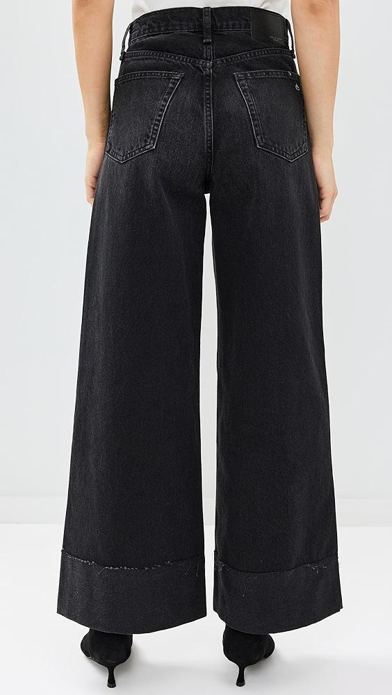 rag & bone Sofie High-Rise Ankle Wide Leg Jeans With Cuff | Shopbop Product Image