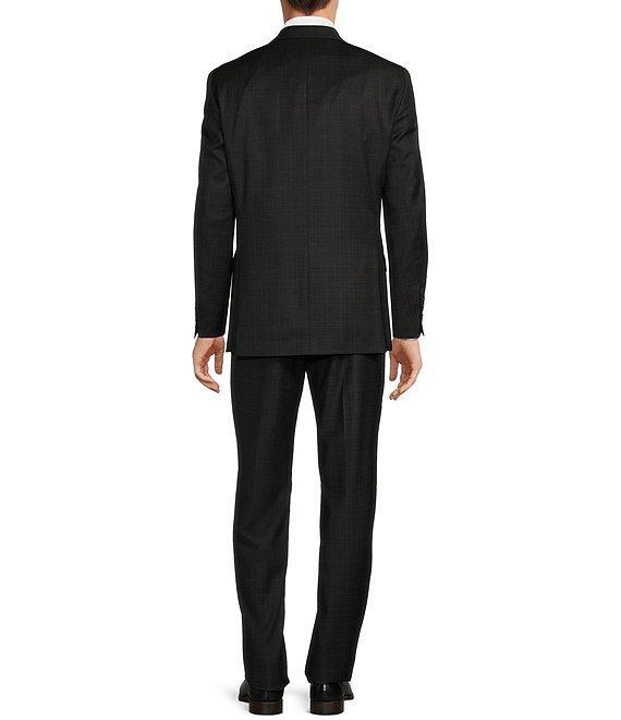 Hart Schaffner Marx Chicago Classic Fit Flat Front Fancy Pattern Wool 2-Piece Suit Product Image