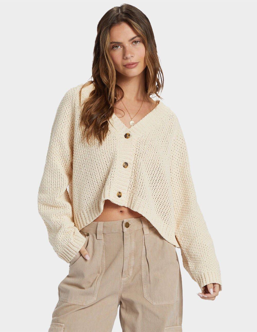 BILLABONG Lennon Womens Boxy Cardigan - NATURAL Product Image