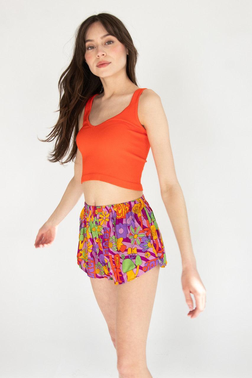 Groovy Mushroom Shorts Product Image