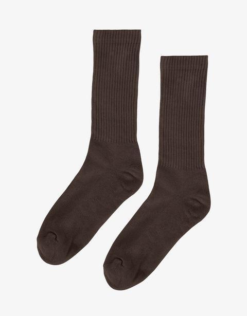 Organic Active Sock - Coffee Brown Product Image