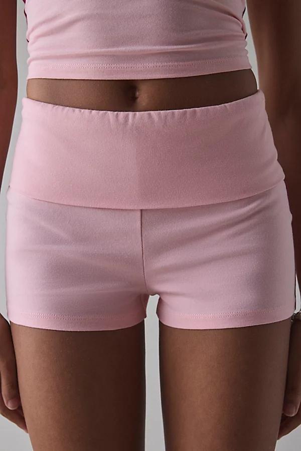 Out From Under Bec Stripe Foldover Micro Short Womens at Urban Outfitters Product Image