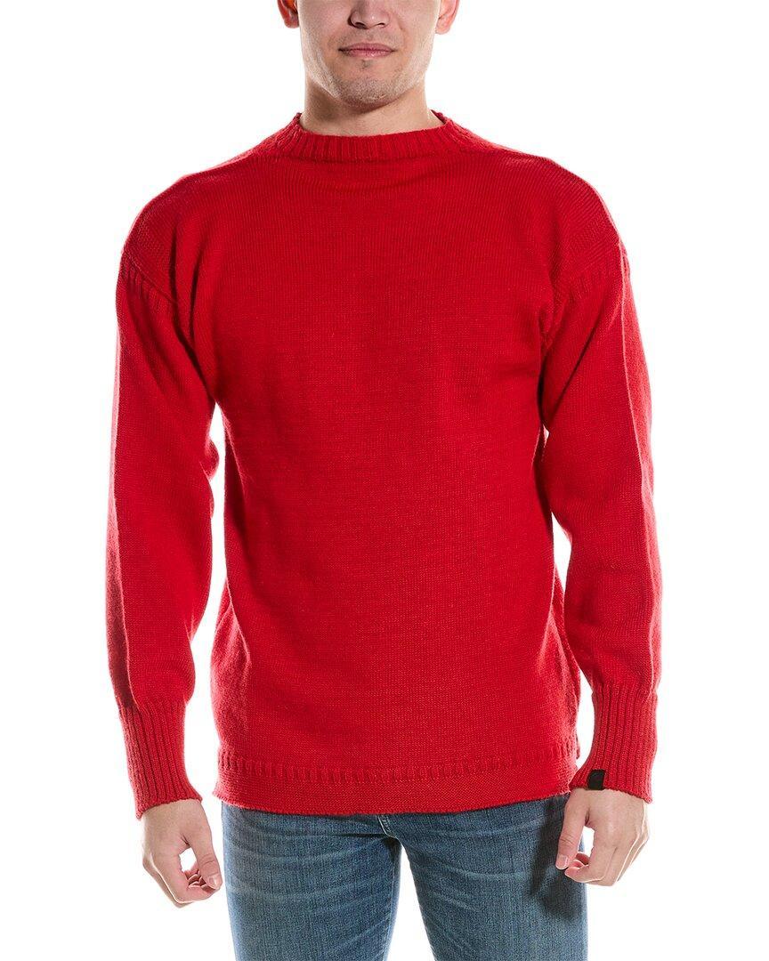 RAG & BONE The Guernsey Wool Mock Neck Sweater In Red Product Image