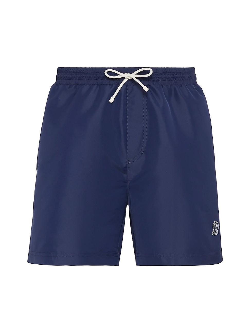 Mens Solid Swim Trunks Product Image