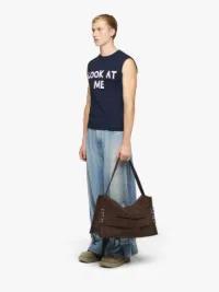 LOOK AT ME PRINTED TANK TOP in blue | JW Anderson US  Product Image