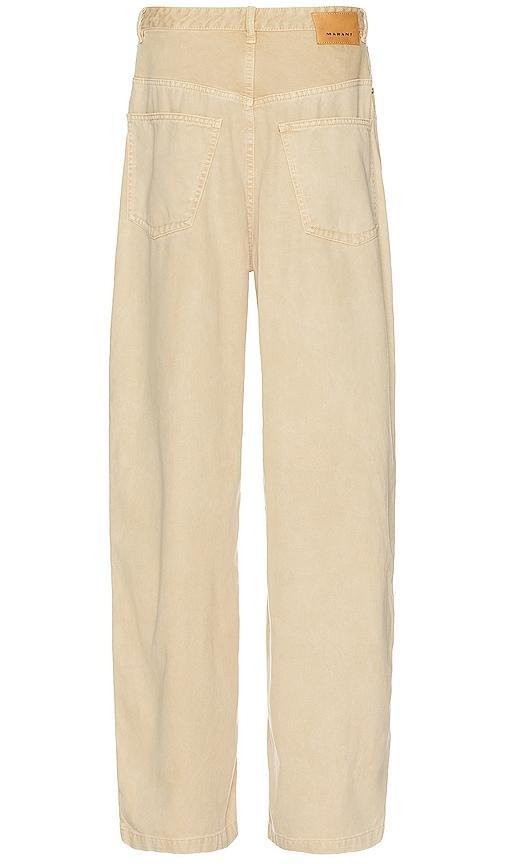 Isabel Marant Keren Slouchy Denim Jean in Denim-Light Product Image