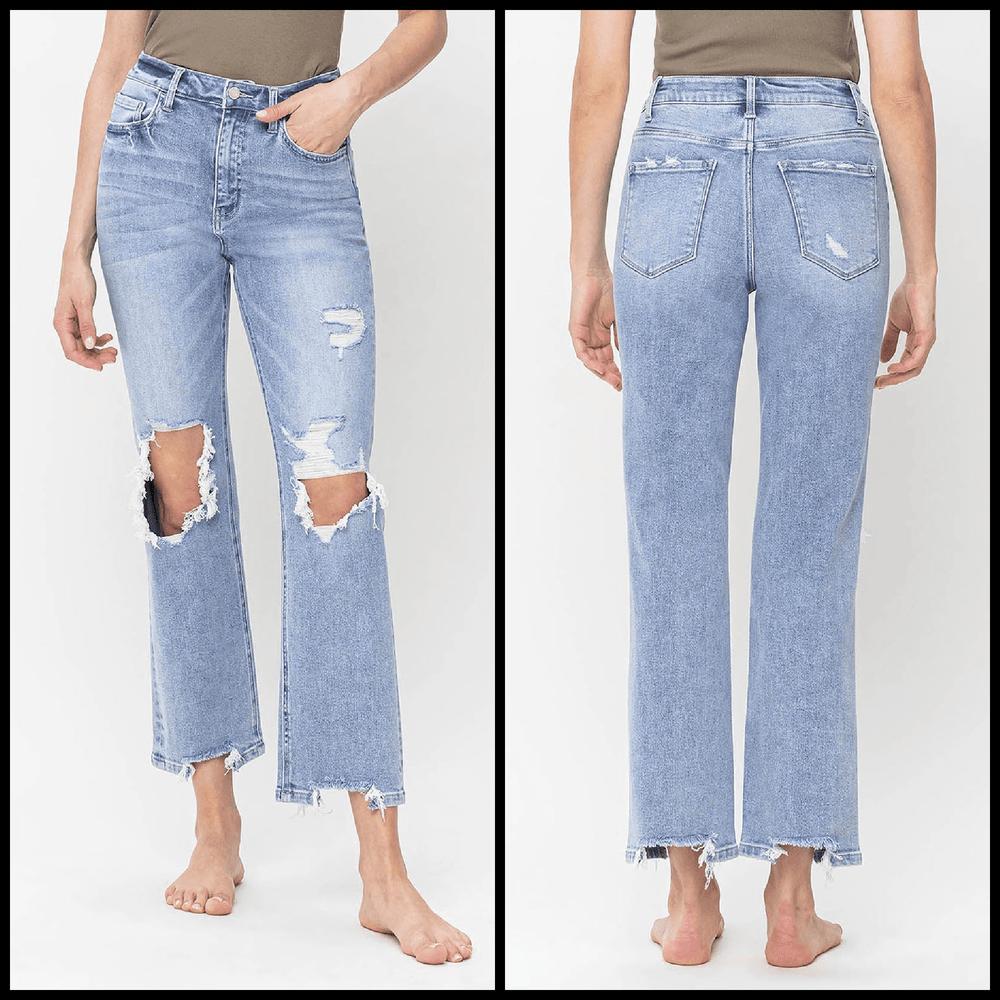 90's Rich Straight Jeans Product Image