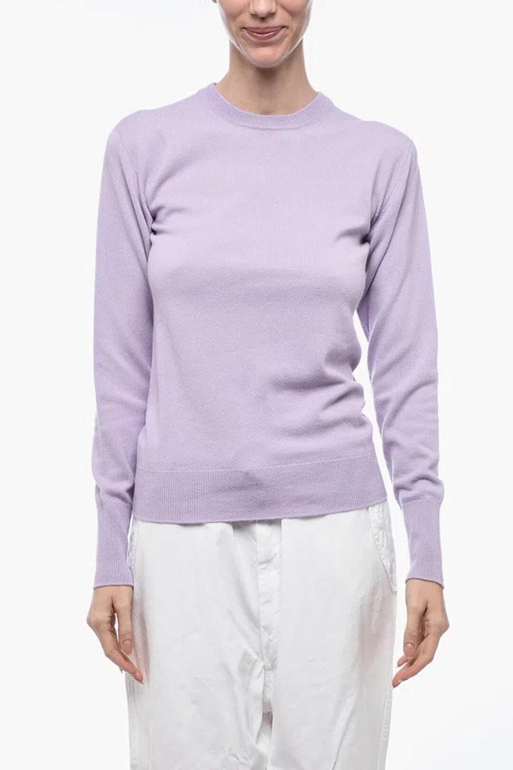 JIL SANDER Sweater Cn Ls In Purple Product Image