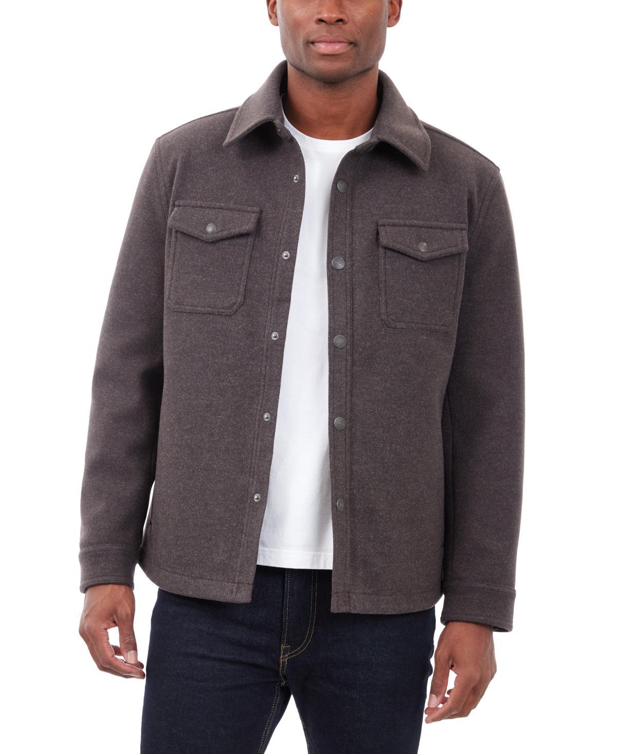 Lucky Brand Mens Quilted Wool Shirt Jacket Product Image