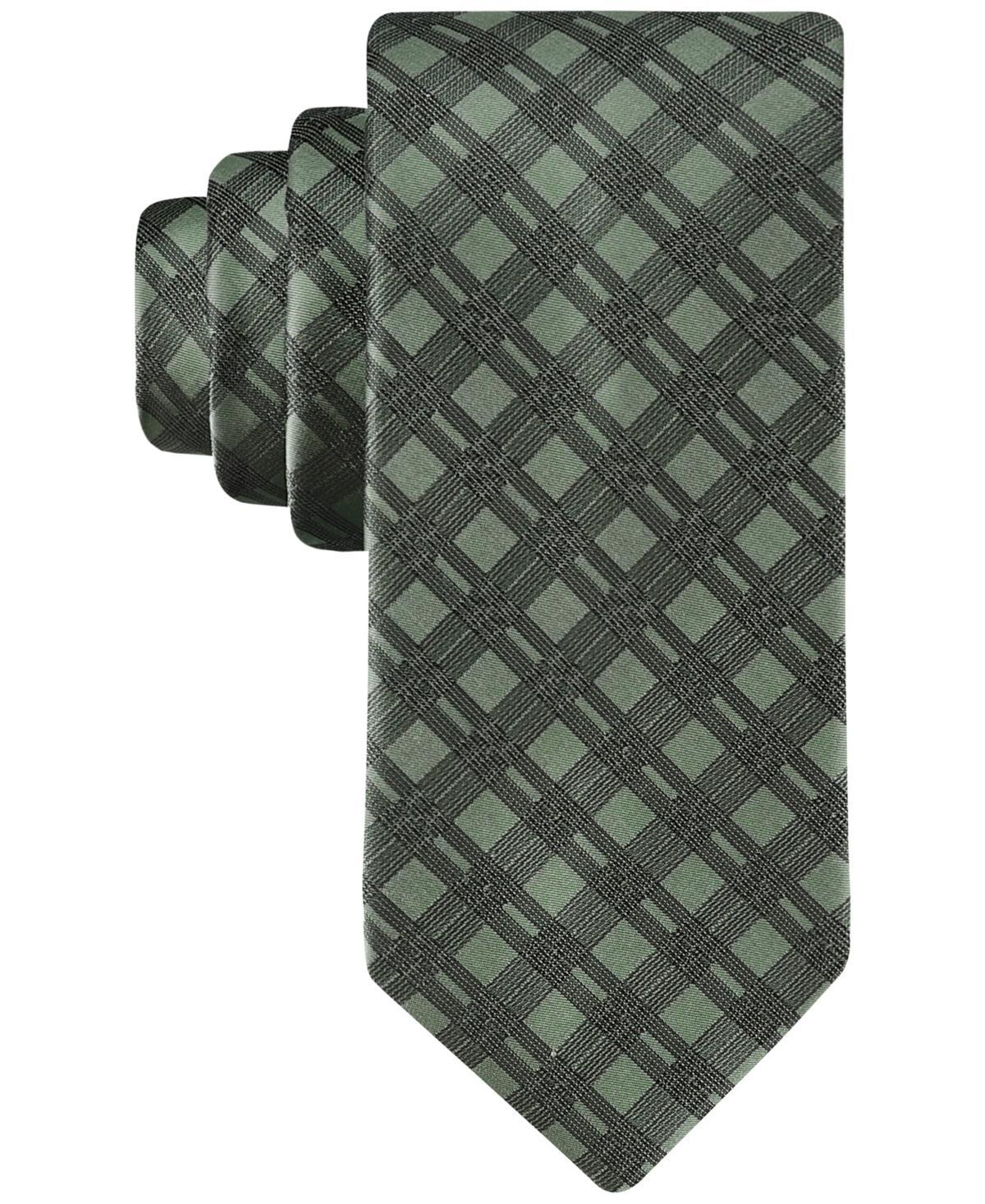 Calvin Klein Mens Double-Rail Grid Tie Product Image