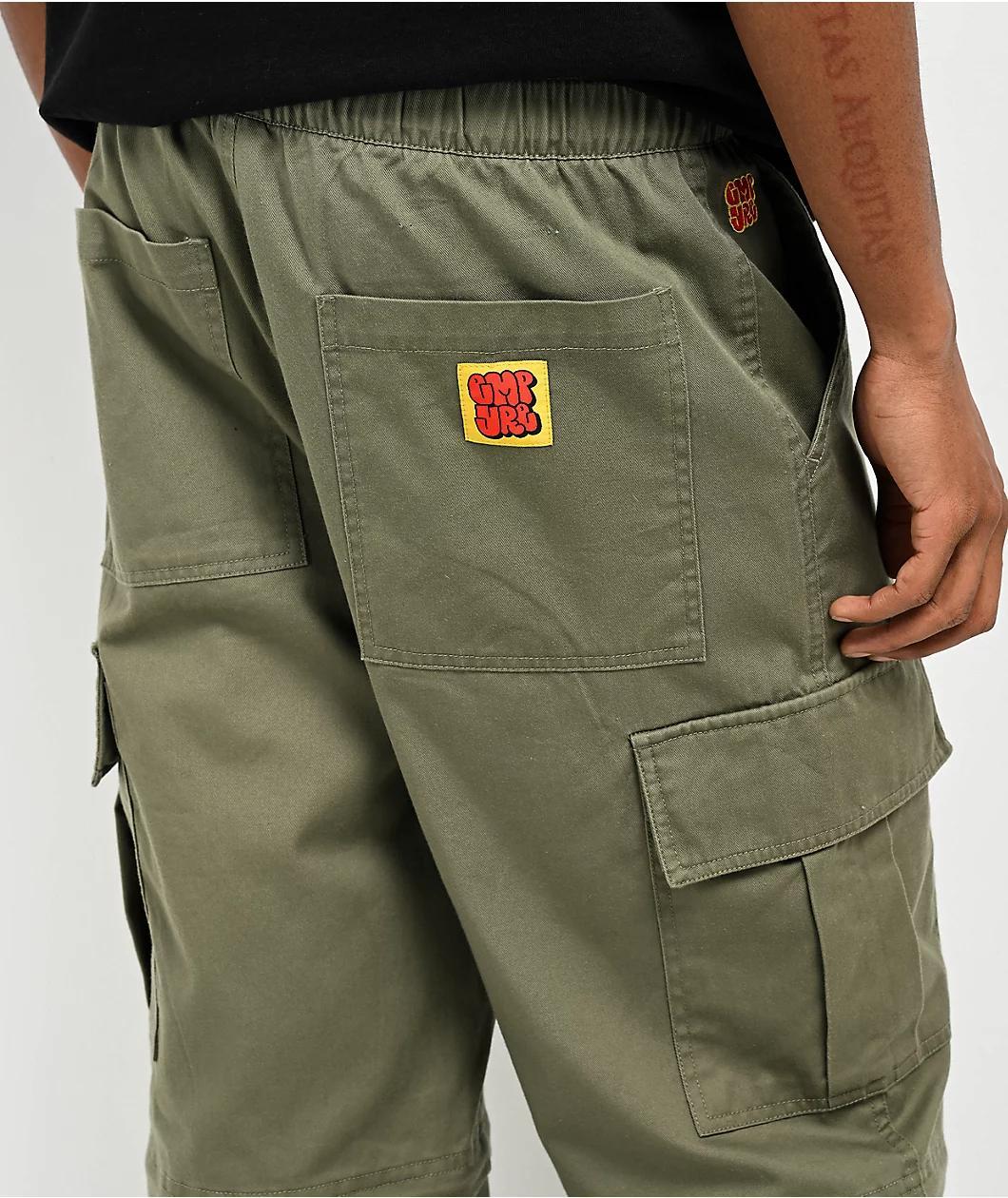 Empyre Olive Zip Off Cargo Skate Pants Product Image
