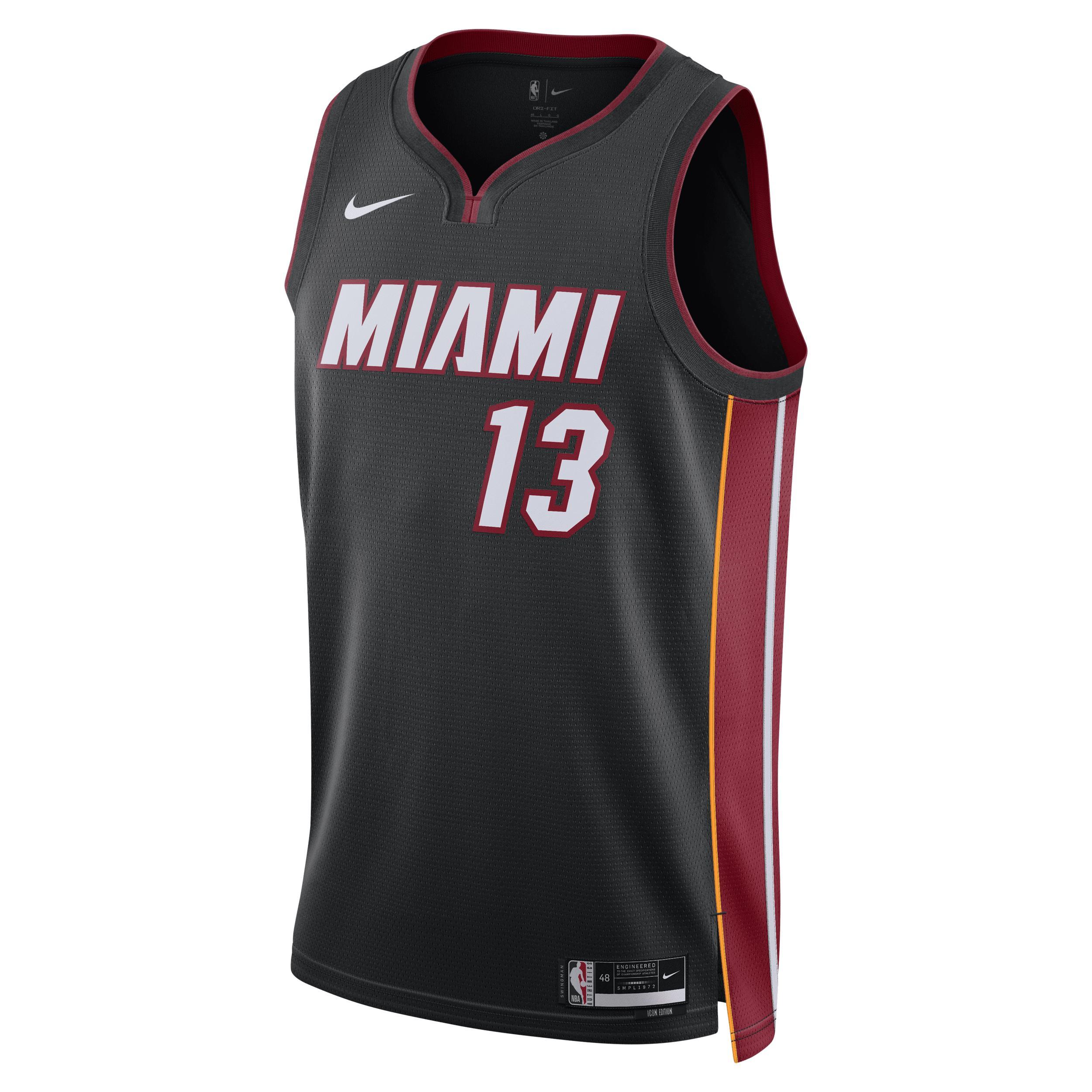 Miami Heat Icon Edition 2022/23 Nike Men's Dri-FIT NBA Swingman Jersey Product Image