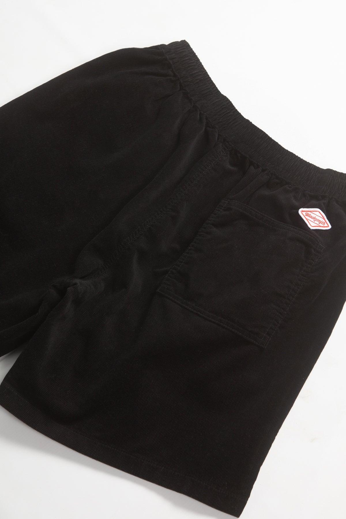 Blacksmith - Corduroy Easy Shorts - Black Product Image