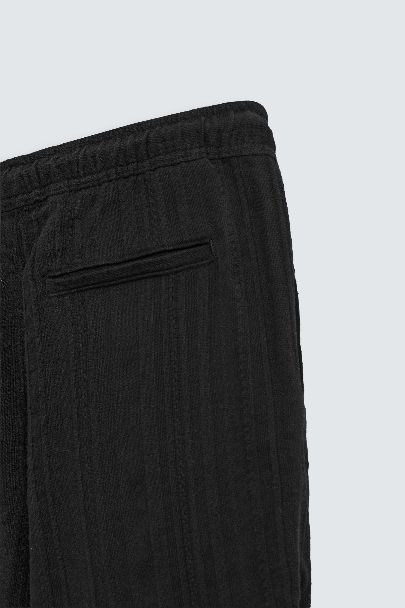 TEXTURED RELAXED FIT PANTS Product Image
