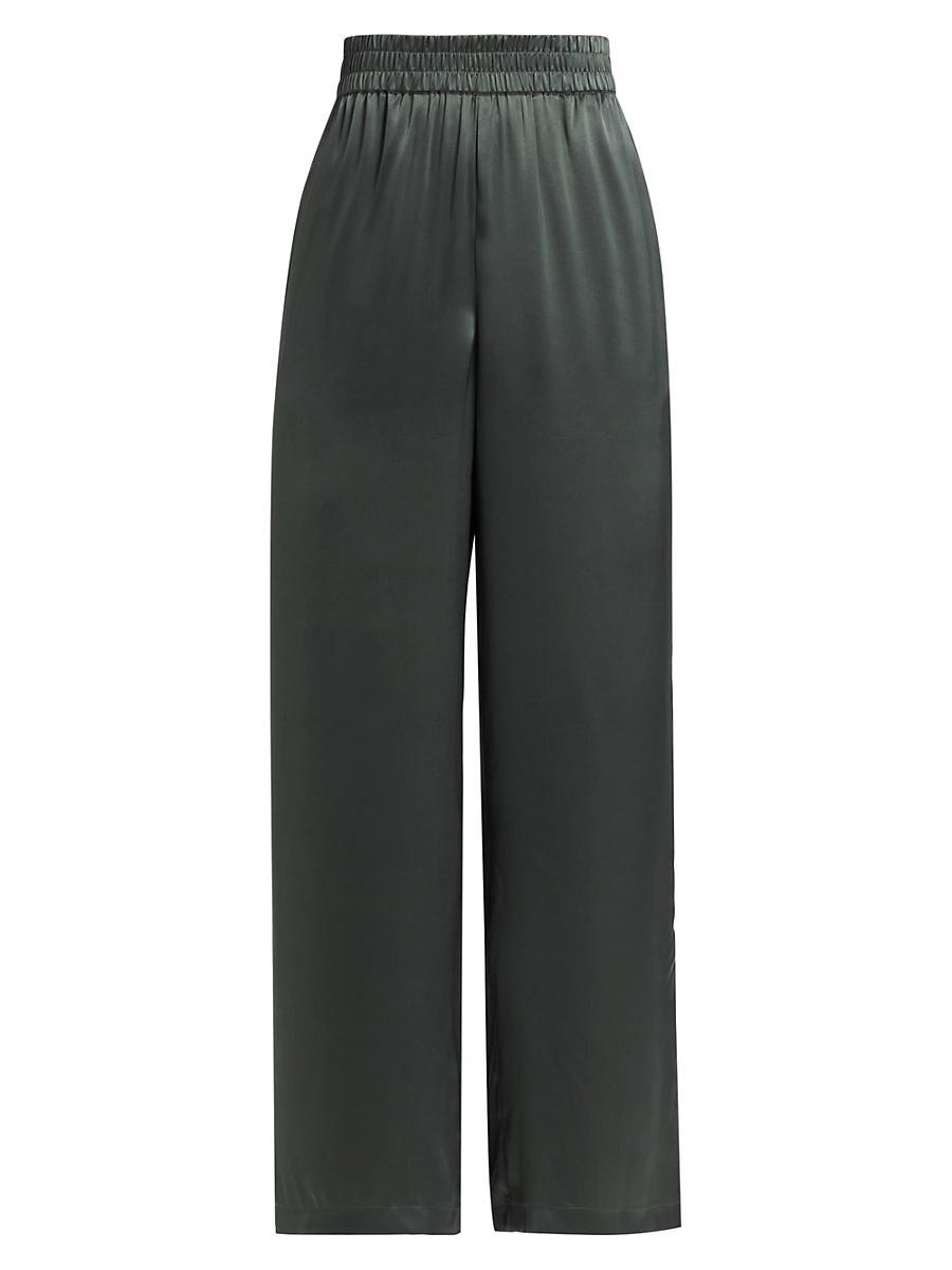 Womens Bleecker Silk Wide-Leg Pants Product Image