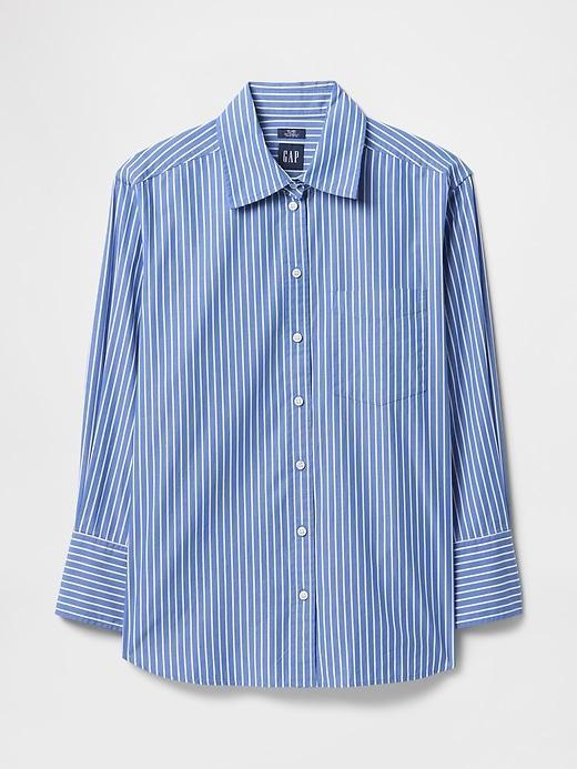 Organic Cotton Poplin Big Shirt Product Image