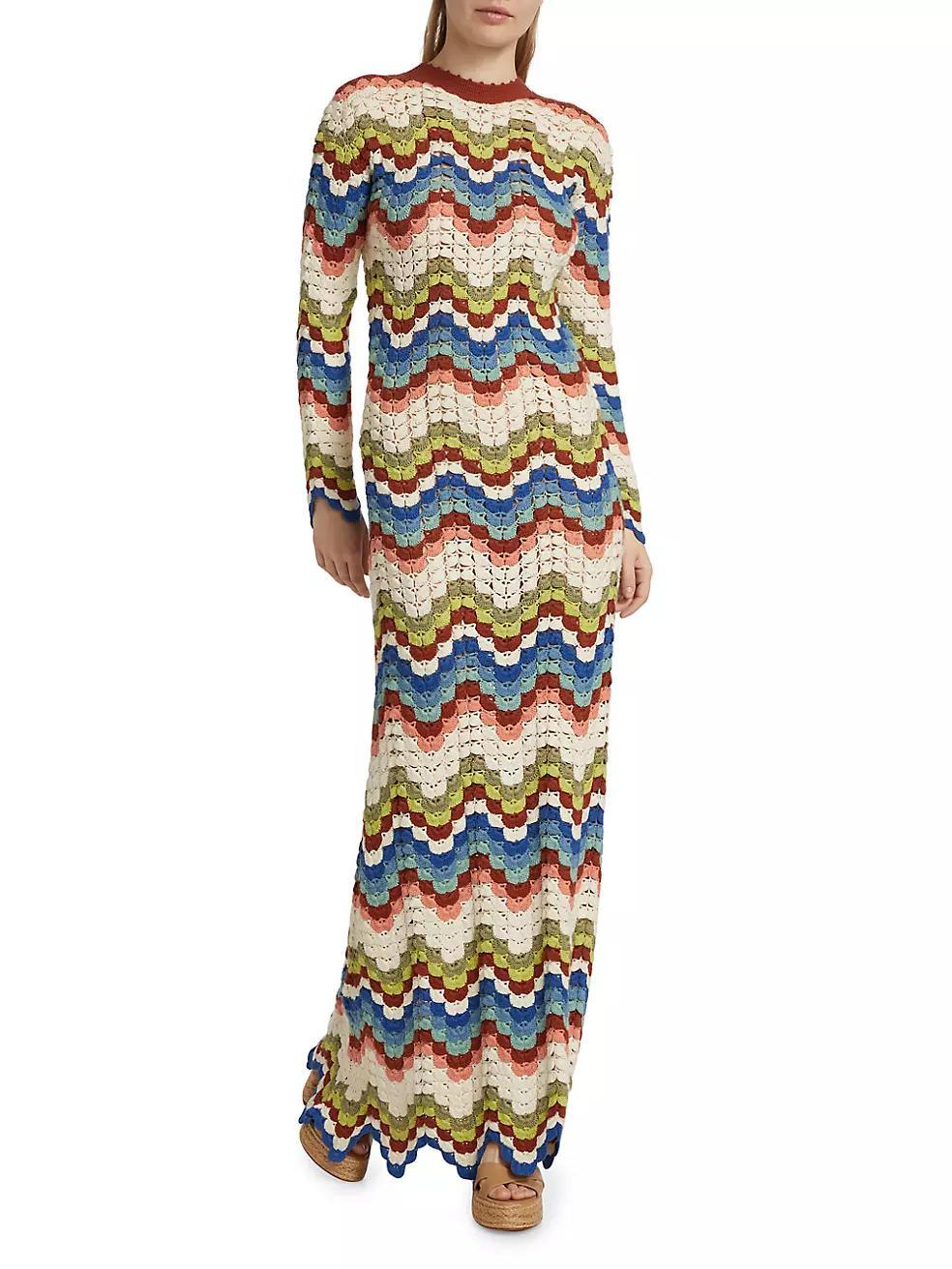 Camino Bahia Crochet Maxi Dress Product Image