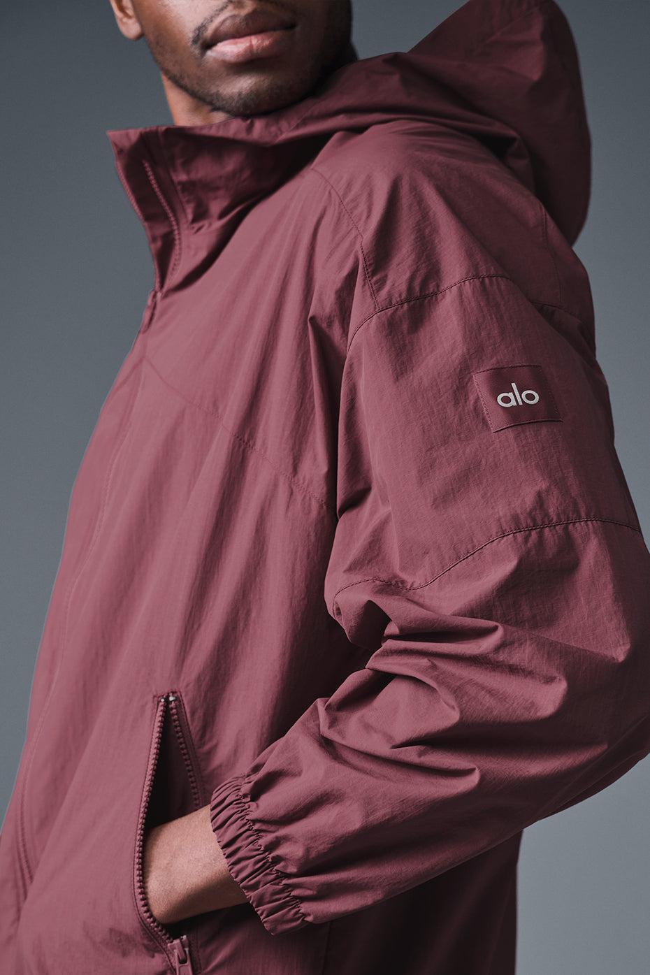 Vantage Nylon Ripstop Track Jacket - Burgundy Truffle Product Image