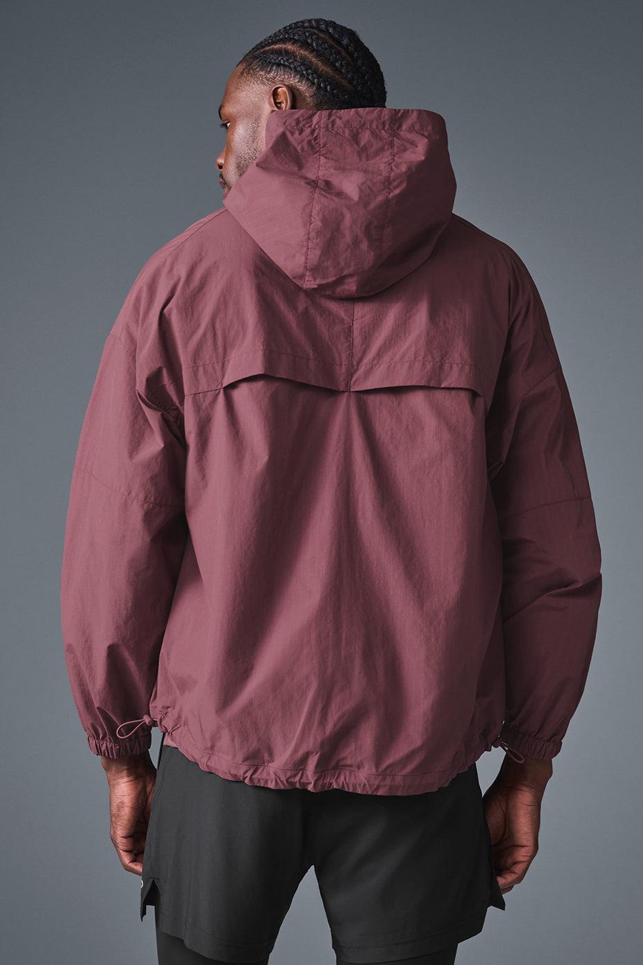 Vantage Nylon Ripstop Track Jacket - Burgundy Truffle Product Image