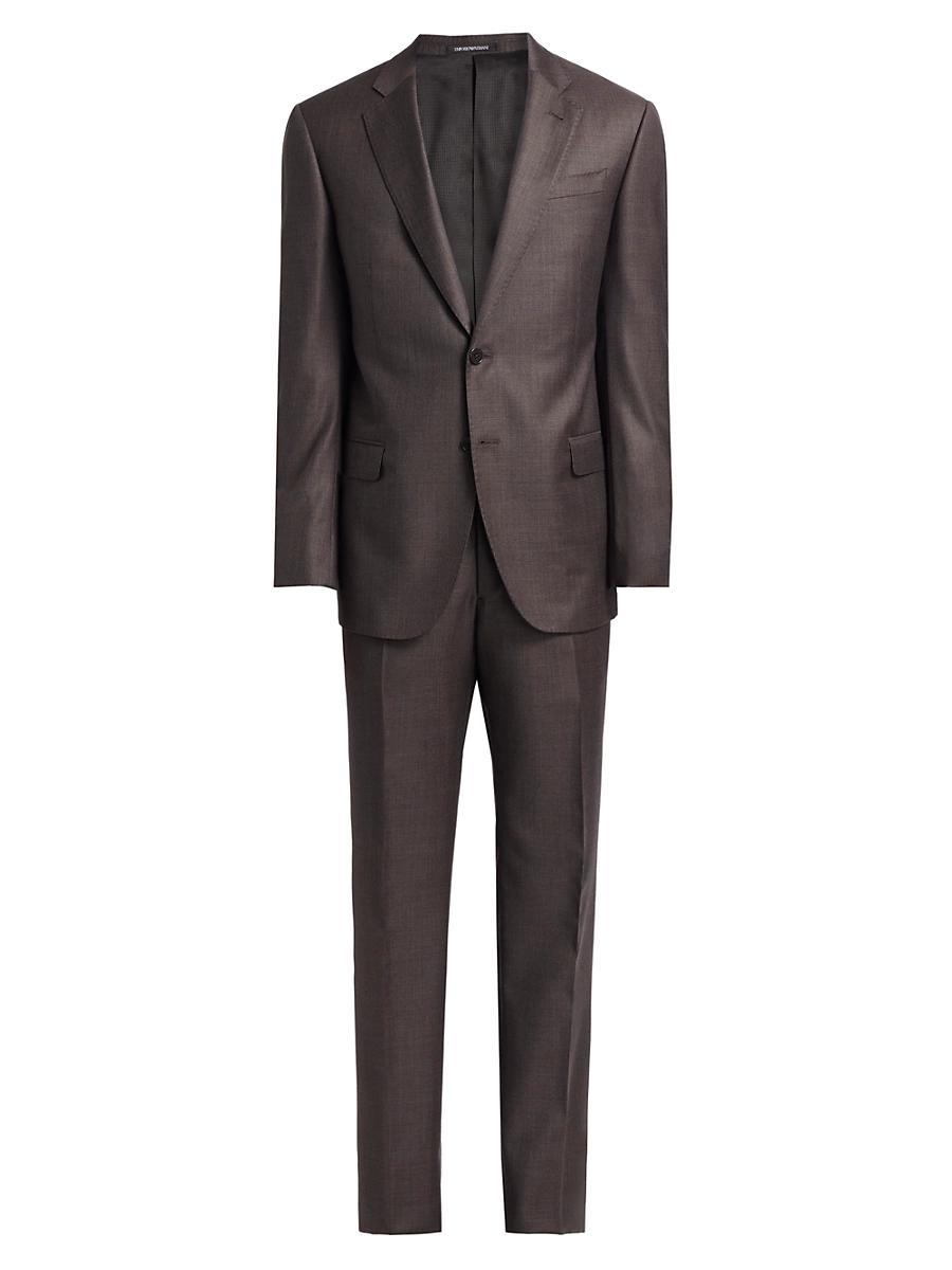 Mens Wool Single-Breasted Suit Product Image