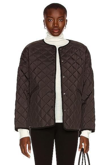 Water-Resistant Quilted Oversize Jacket Product Image