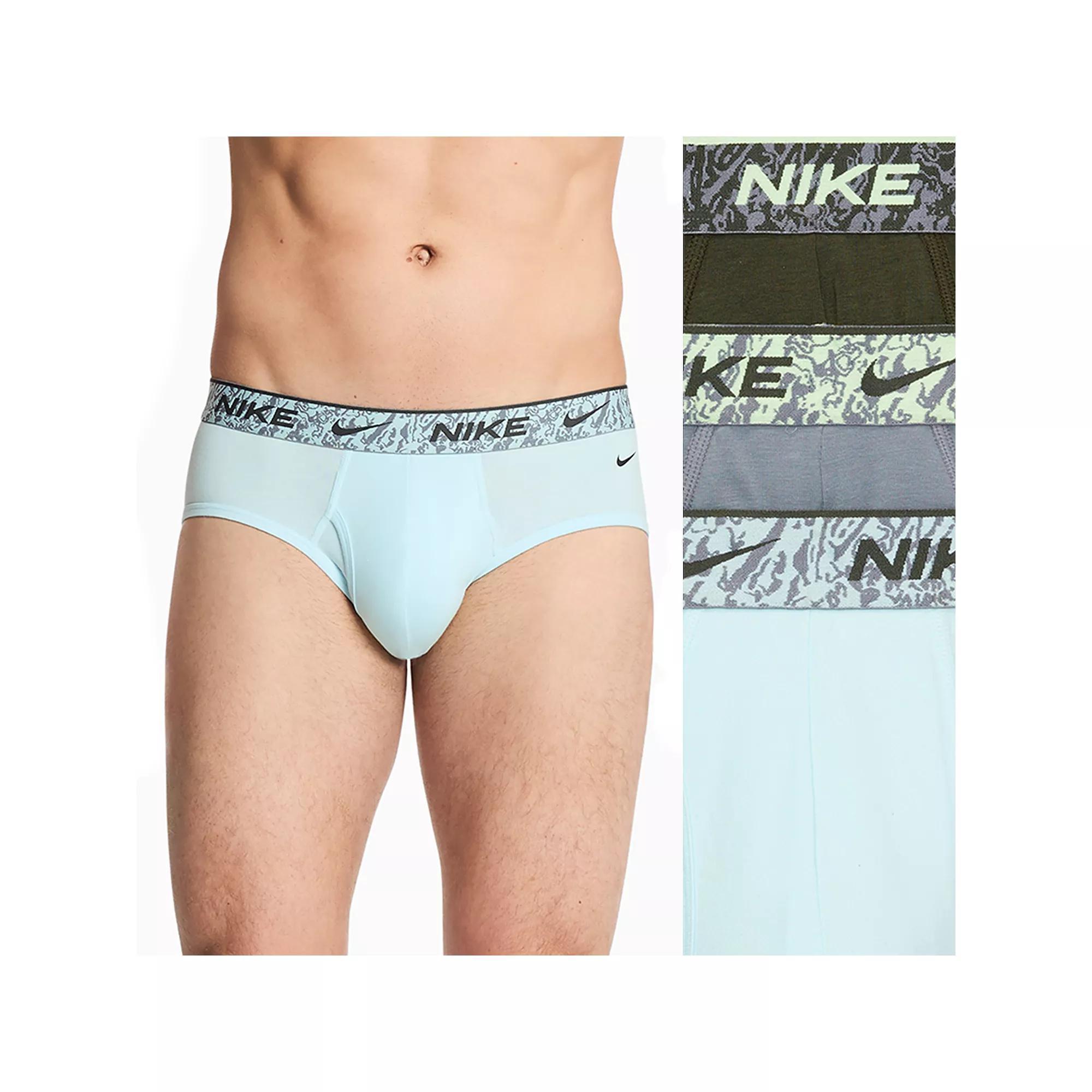 Men's Nike 3-Pack Dri-FIT Essential Cotton Stretch Briefs,  Product Image