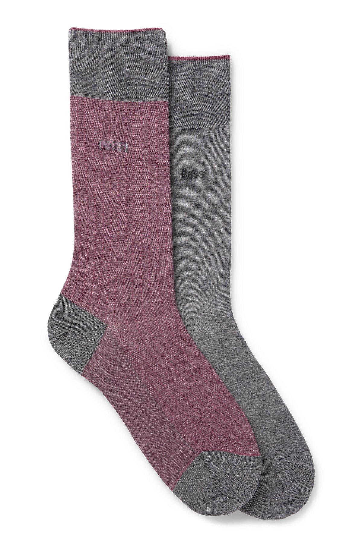 Two-pack of socks in mercerized cotton Product Image