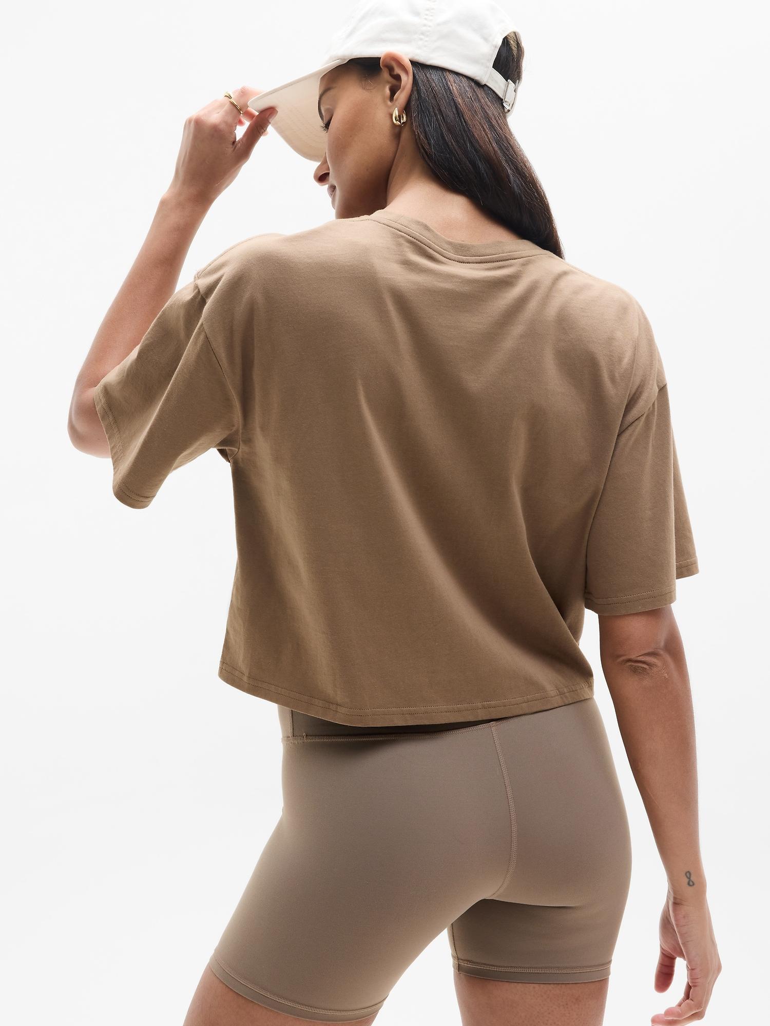 True Cotton Crop Tee Product Image