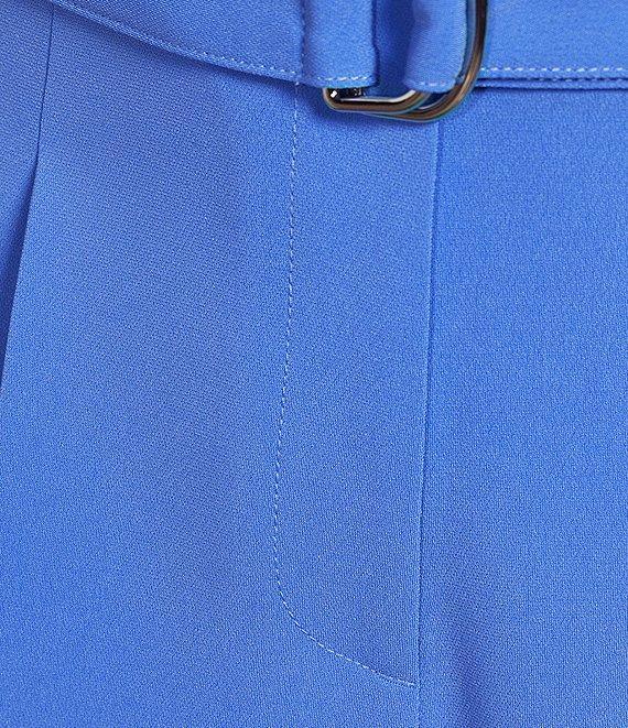 BOSS by Hugo Boss Tapiah Woven Pleated front Tapered Leg Cropped Trouser Product Image