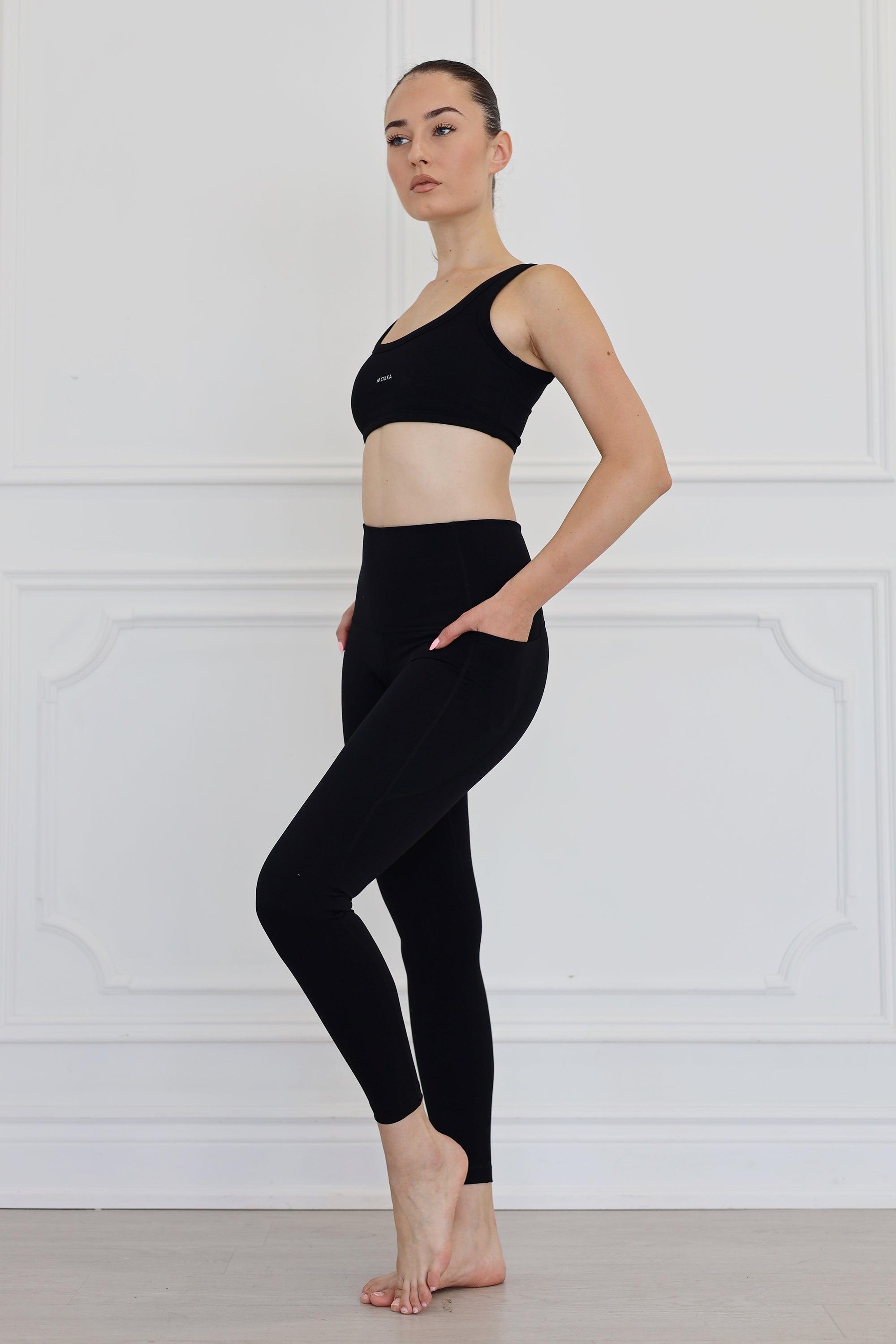 Contour Rib Fit Bra Onyx Product Image