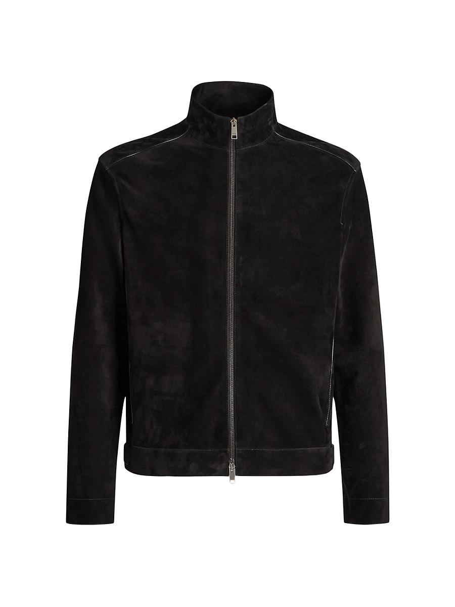 Mens Nubuck Blouson Jacket Product Image