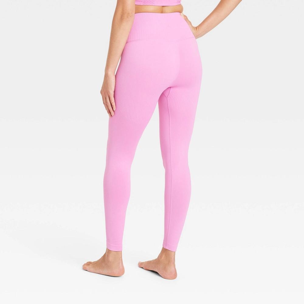 Womens Seamless High-Rise 7/8 Leggings - JoyLab XXL Product Image