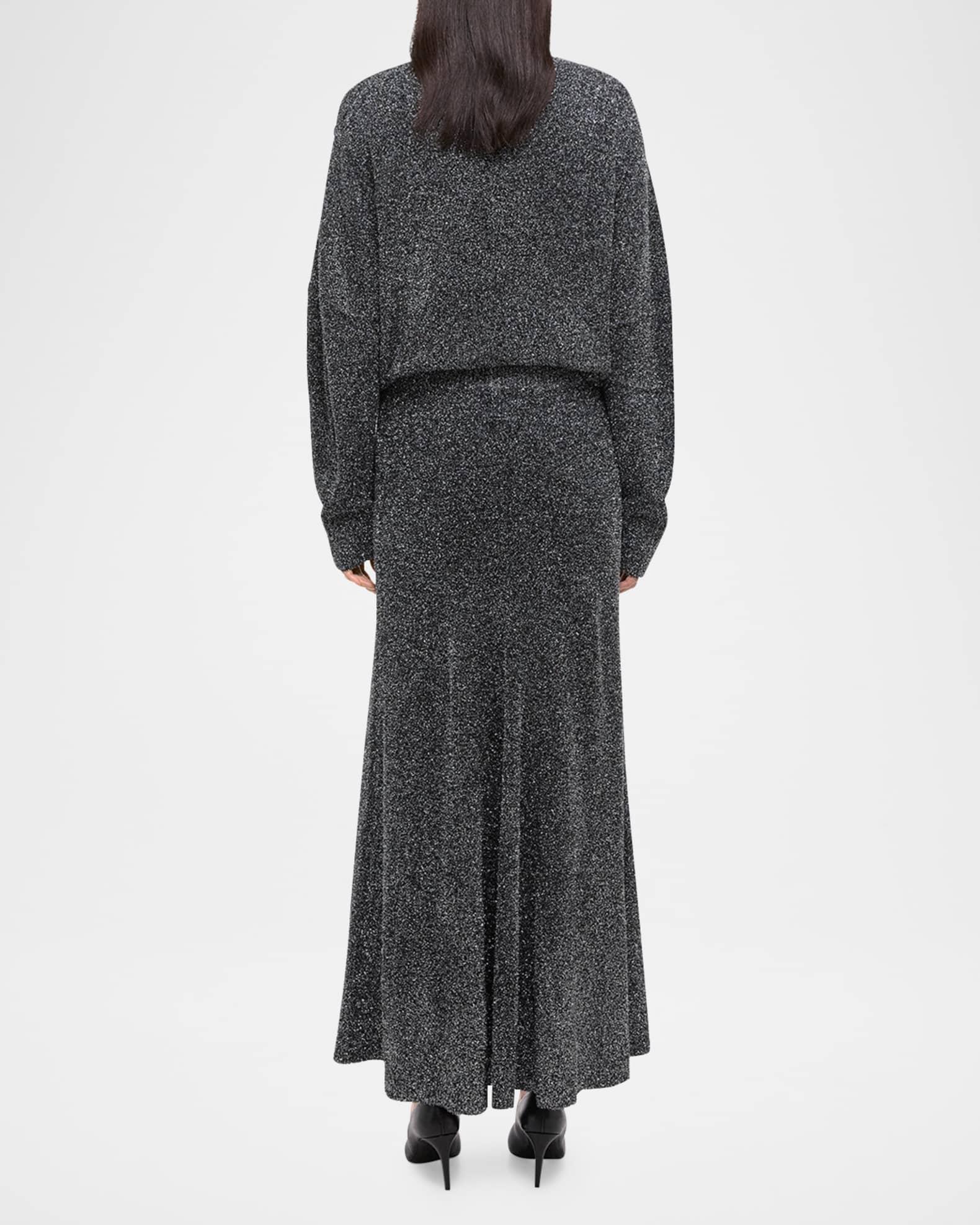 Sparkly Lurex Maxi Skirt Product Image