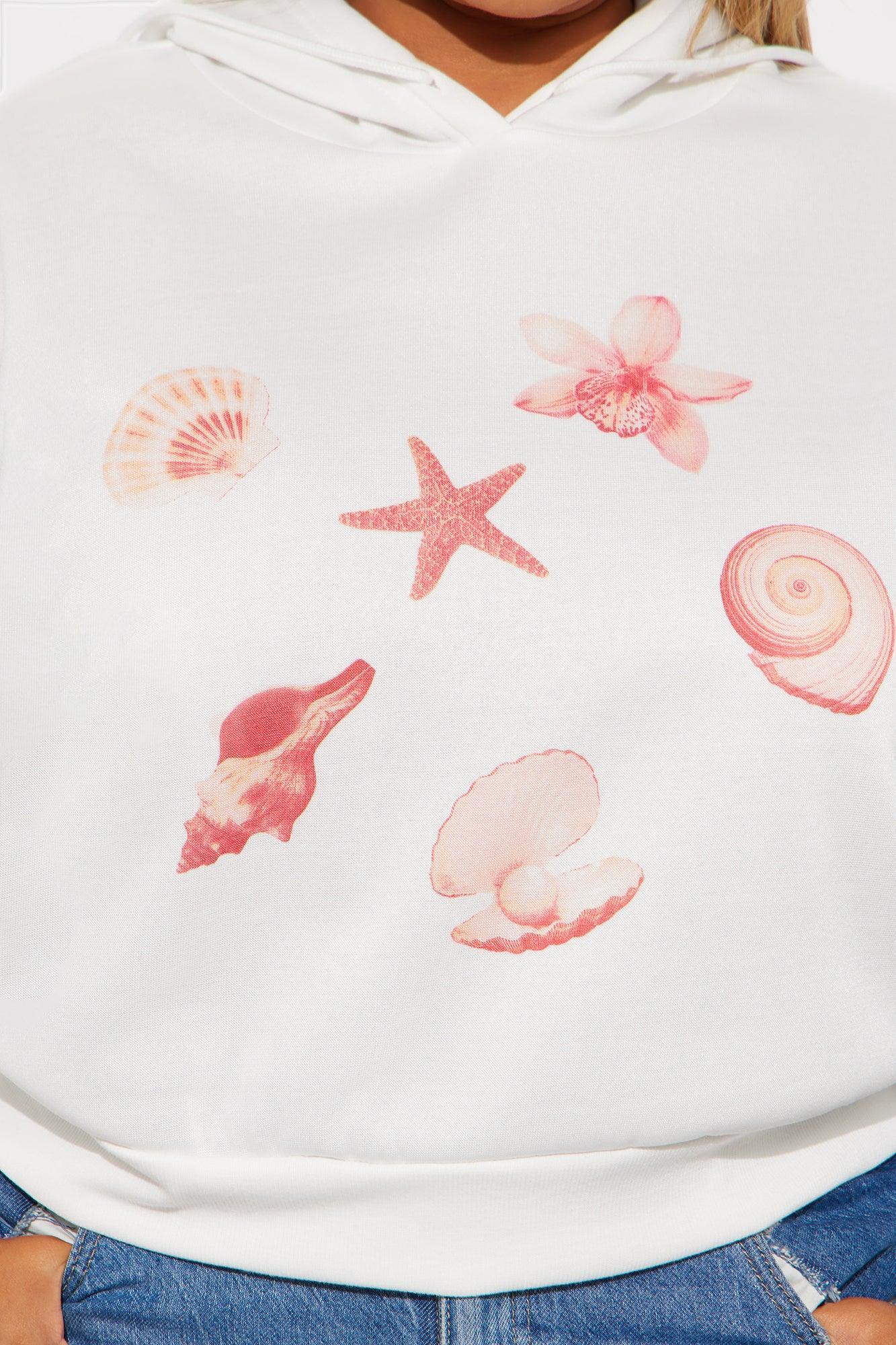 Sunkissed Shores Hoodie - Ivory Product Image