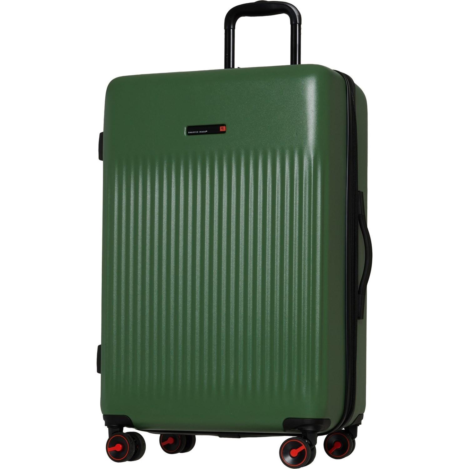 Sharper Image 25” Divider Spinner Suitcase - Hardside, Expandable, Green Product Image