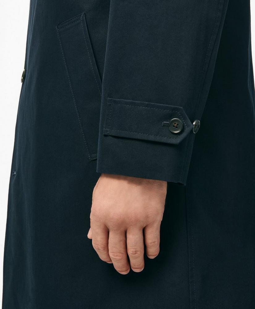 Bonded Cotton Top Coat with Removable Liner in Black Watch Product Image