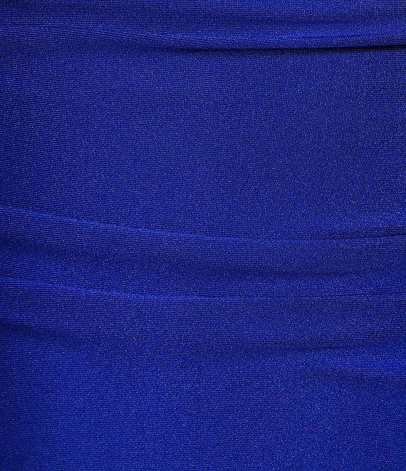 B. Darlin Strapless Off The Shoulder Ruffle Trim Detail Bodycon Dress Product Image