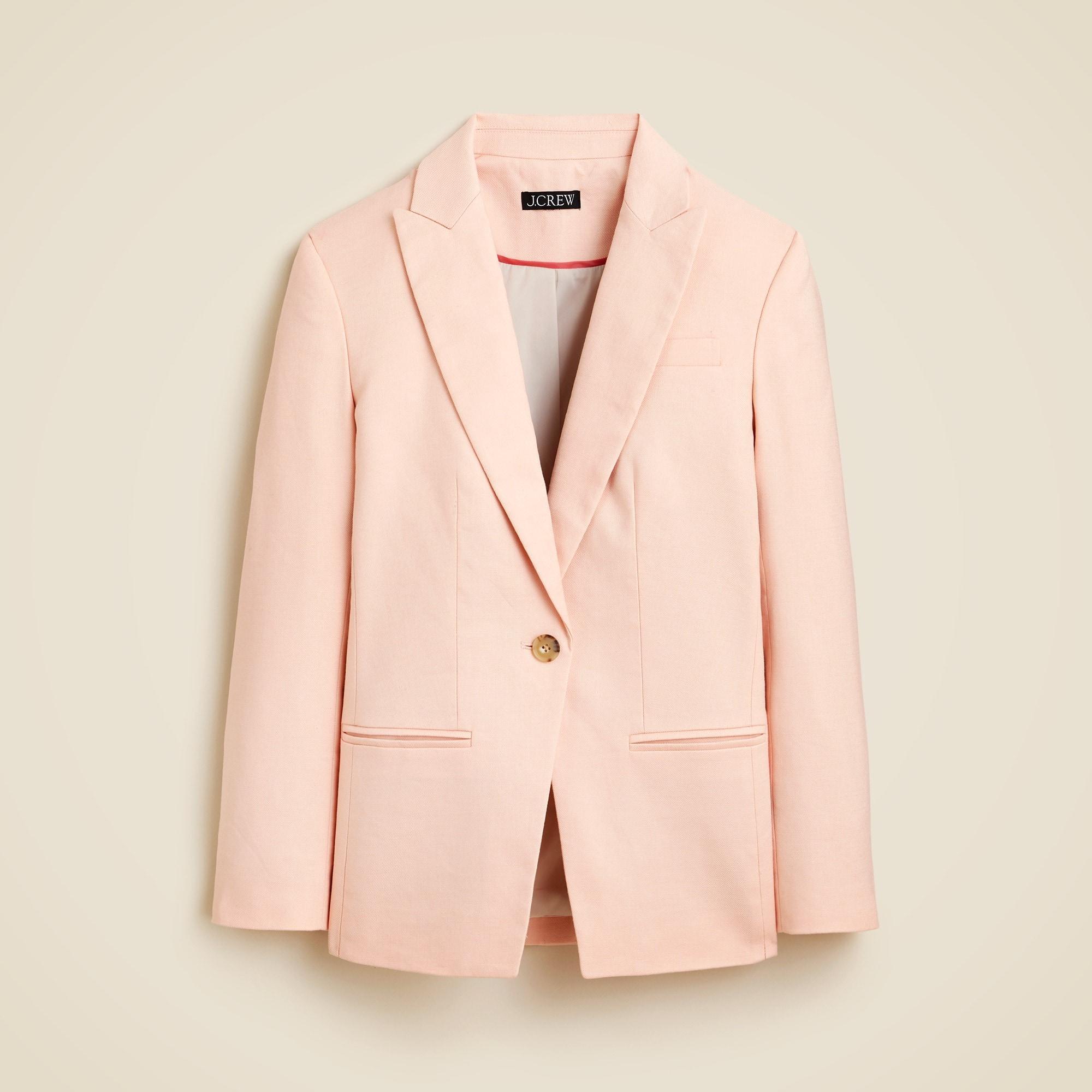 Alexandra blazer in stretch linen blend Product Image