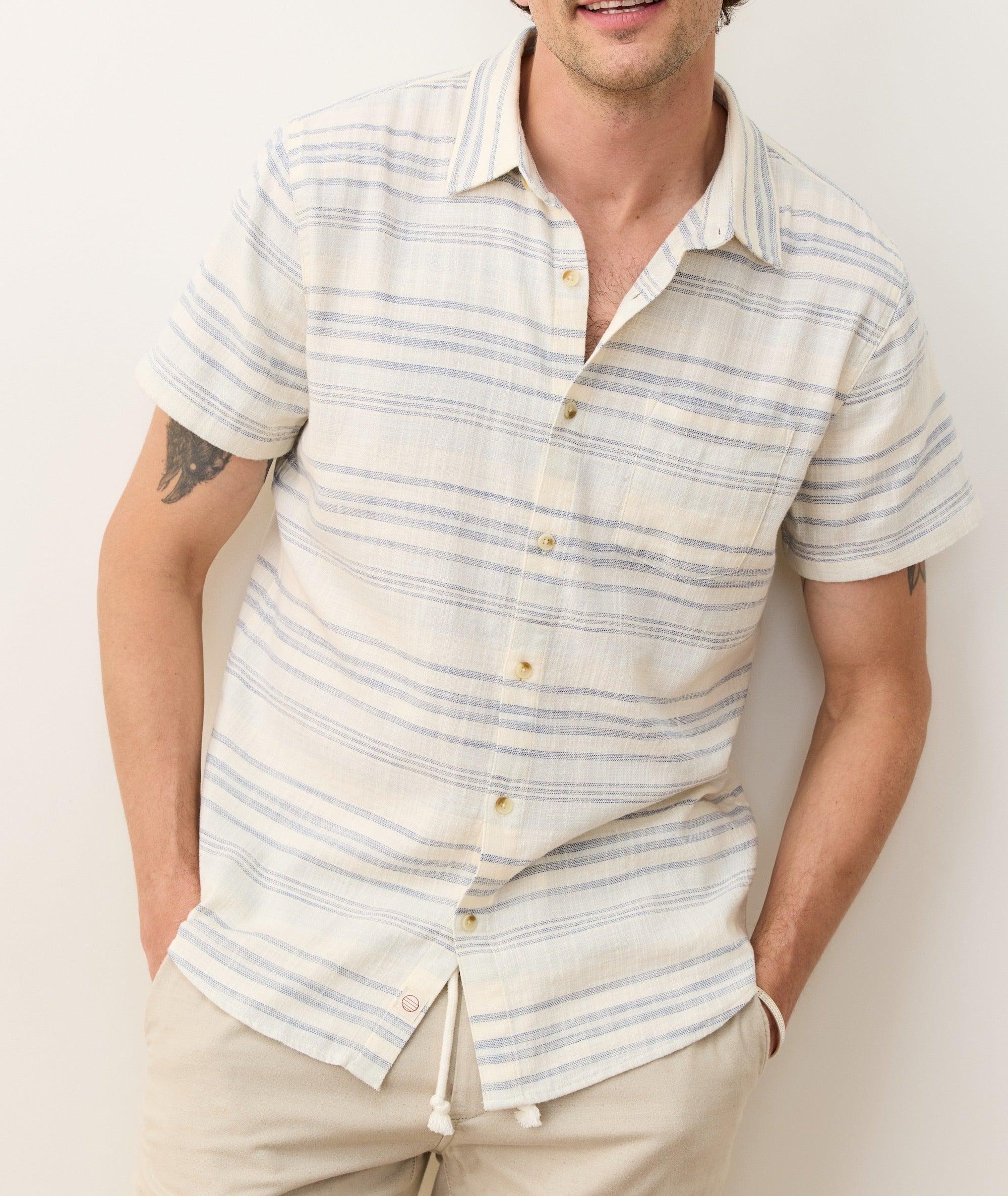 Stretch Selvage Short Sleeve Shirt Product Image