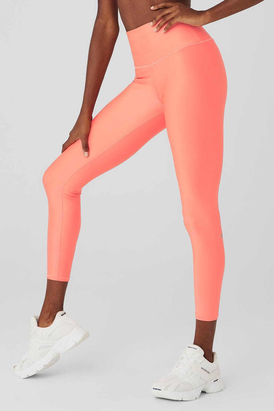 7/8 High-Waist Airlift Legging - Candy Orange Product Image