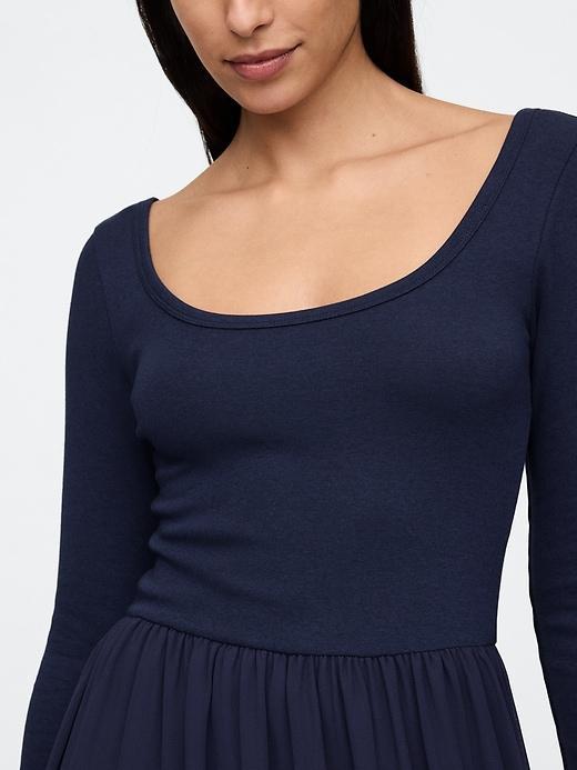 Mixed Media Maxi Dress Product Image