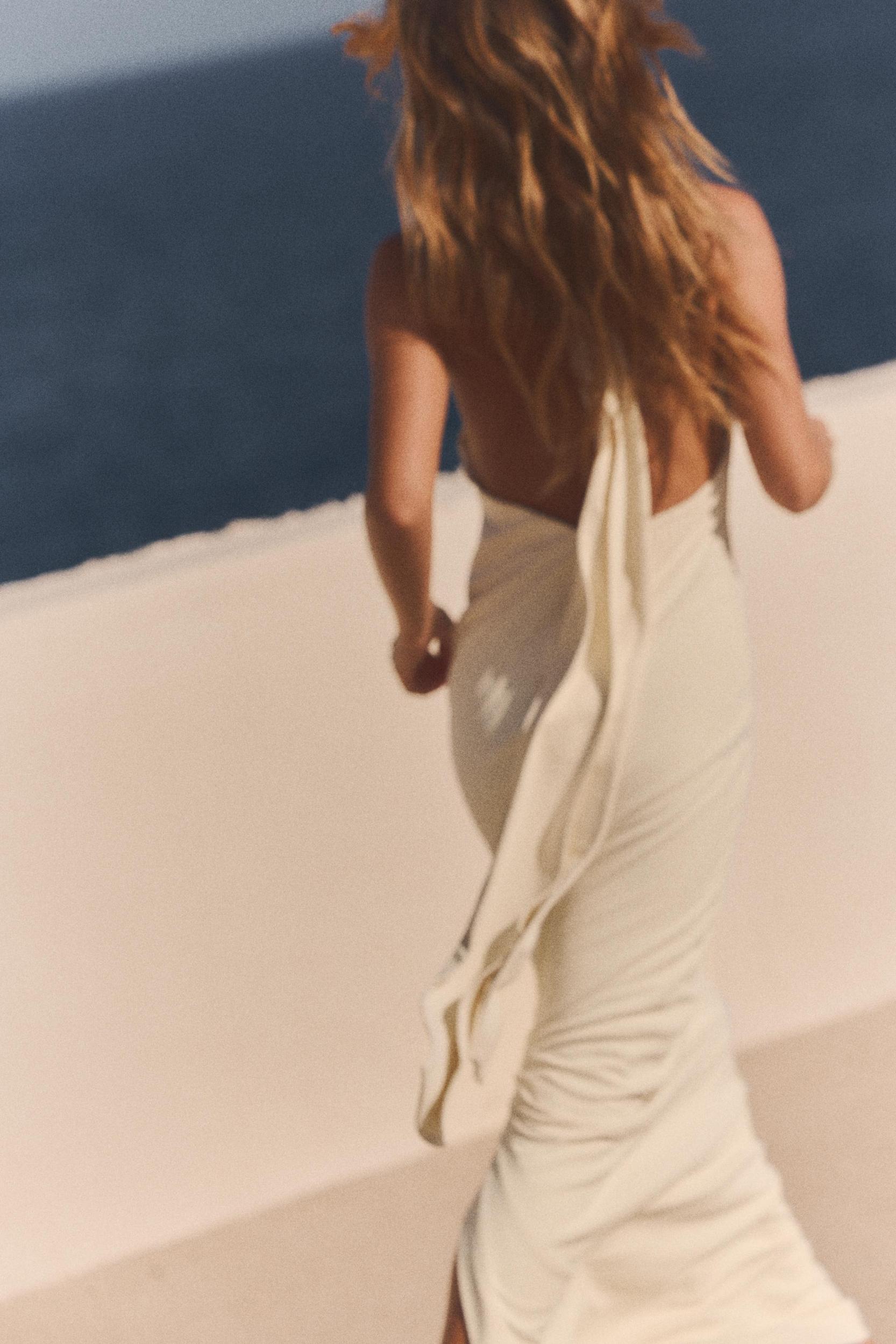 LONG HALTER DRESS Product Image