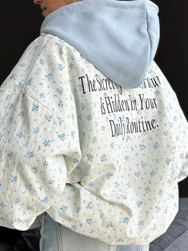 Fresh Floral Print Jacket Product Image