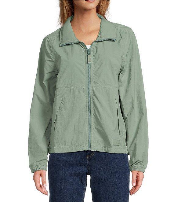L.L.Bean Stand Collar Long Sleeve Full Zip Light and Airy Windbreaker Product Image