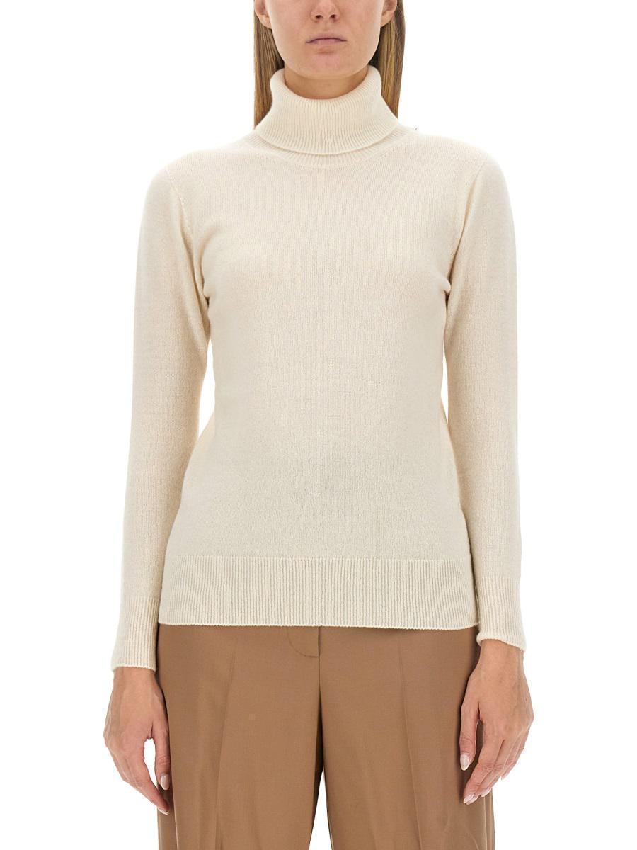 FABIANA FILIPPI Cashmere Sweater In Beige Product Image