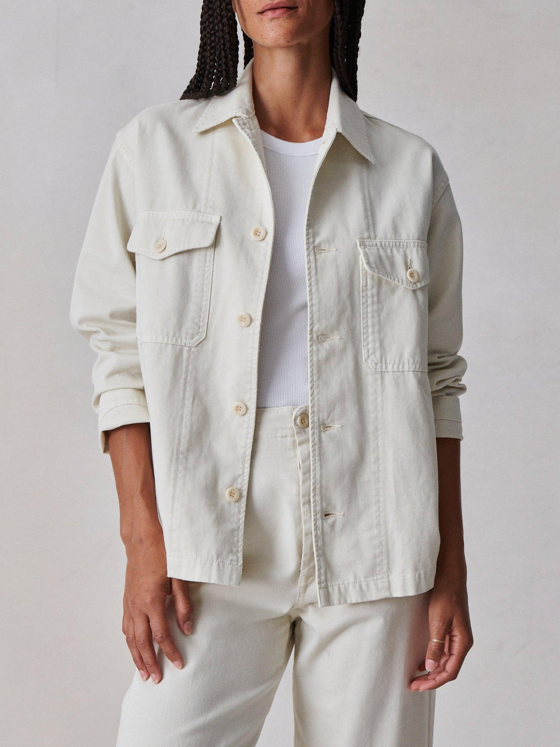 Warm White Baja Twill Field Shirt Product Image