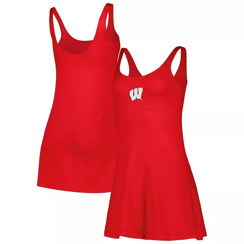 Women's ZooZatz Red Wisconsin Badgers Logo Scoop Neck Dress, Size: Large Product Image