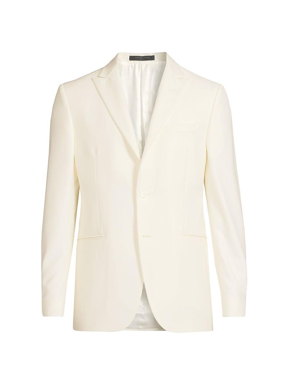 Mens Peak-Lapel Tailored Jacket Product Image