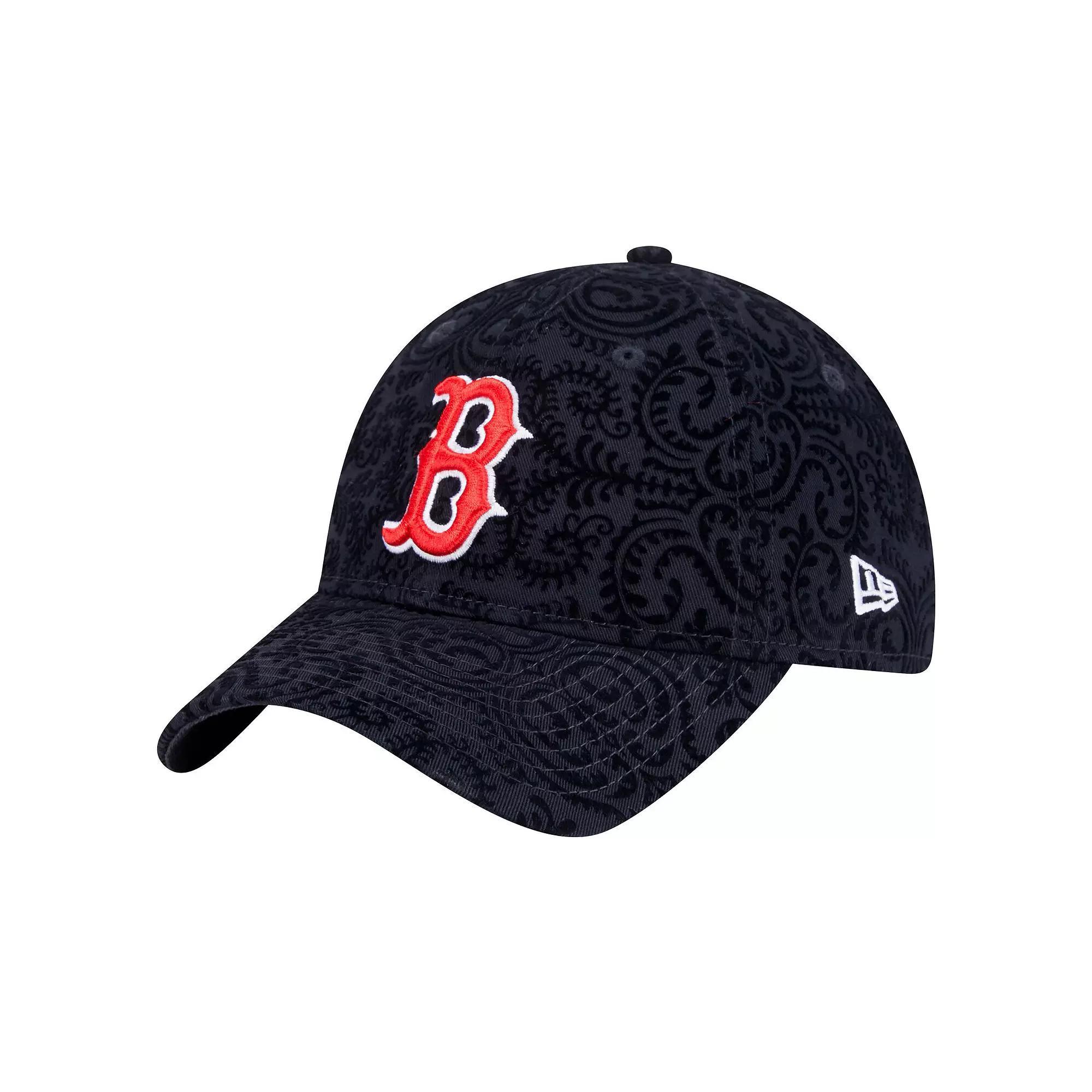 Women's New Era Navy Boston Red Sox Flair 9TWENTY Adjustable Hat, Blue Product Image