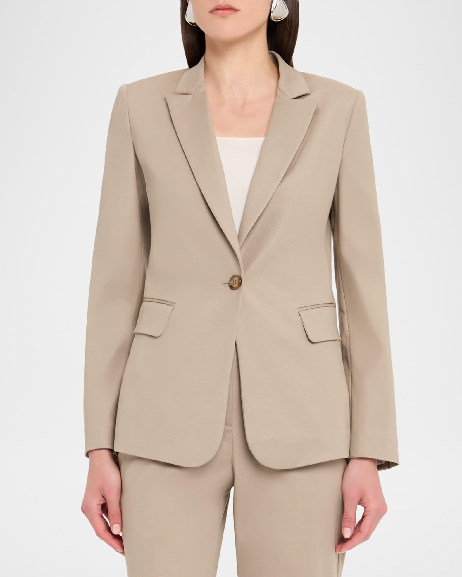 Cotton Couture Single-Button Blazer Product Image